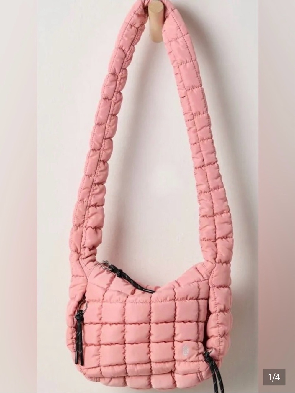 Free People Movement Quilted Baby Carryall Sling Bag in Ballet 🩰 Slipper Pink